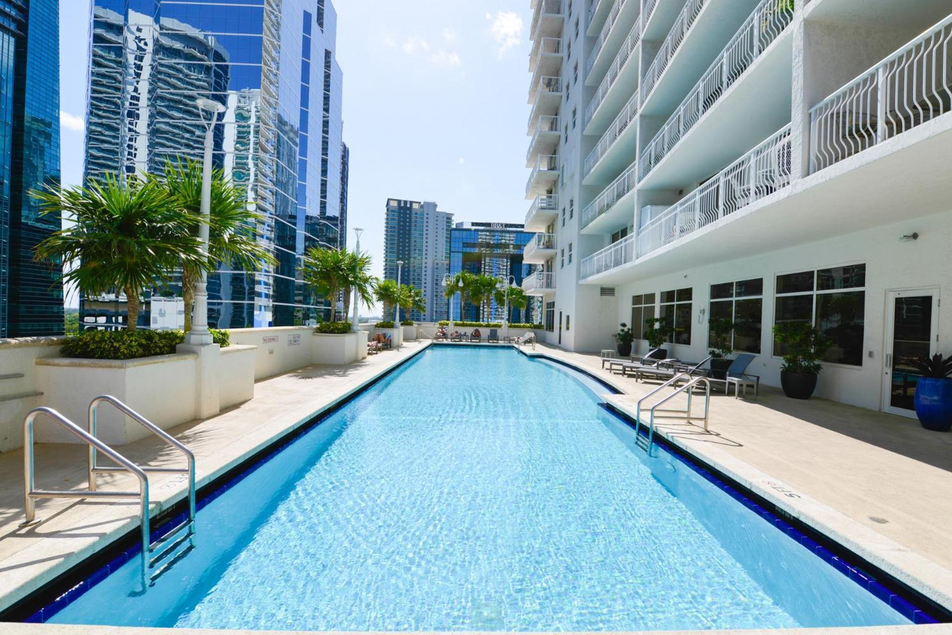 Wonderful Condo In The Heart Of Brickell With Pool Miami Esterno foto